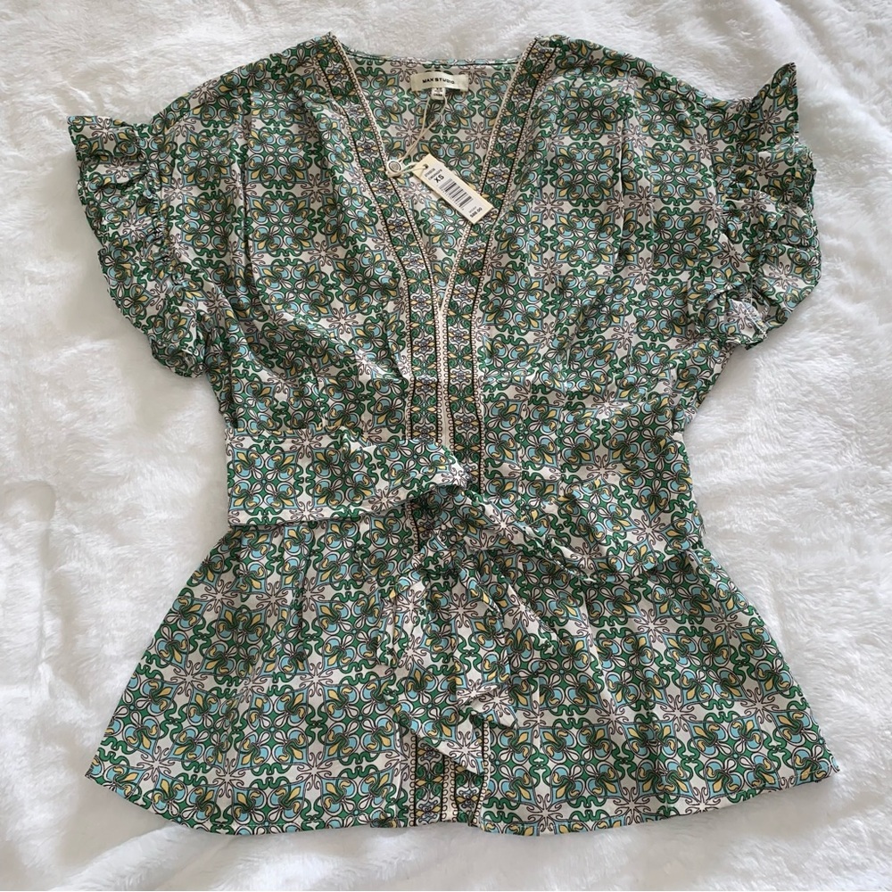 Max Studio Peplum Top